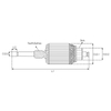 Armătură motor demaror 594526 pentru FORD VALEO 12V 13T IM540 619416