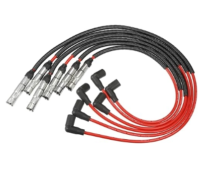 Cablu cablaj bobină de aprindere pentru bujie auto Moton, 7 mm, potrivit pentru VW Golf Jetta Passat nr.021998031A/021998031